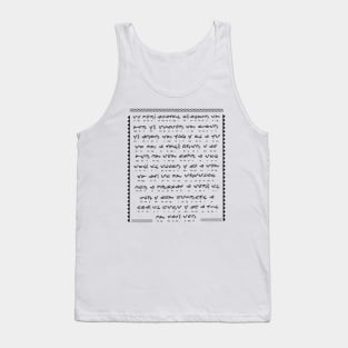 Baybayin word Ama Namin (Our Father's Prayer) Tank Top